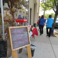 <p>The Bronxville Sidewalk Sale brought hundreds of shoppers to the village. </p>