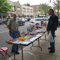 <p>There was a wide variety of wares for sale at the Bronxville Sidewalk Sale. </p>