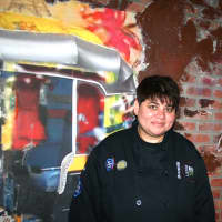 <p>Bonnie Saran, the owner of Little Drunken Chef in Mount Kisco.</p>