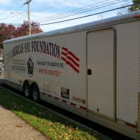 <p>The motorcycle was delivered by America&#x27;s 9/11 Foundation.</p>