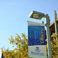<p>The new banners spruce up the Bridgeport campus for the new school year. </p>