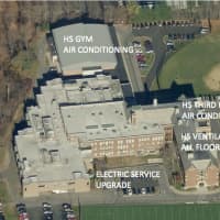 <p>Proposed work at the Dobbs Ferry High/Middle School campus</p>