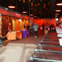 <p>A look from inside the studio at Orangetheory Fitness.</p>