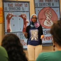 <p>Sarah Ahmed of the Student Farmworker Alliance will also speak.</p>