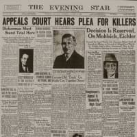 <p>The front page of the &quot;Peekskill Evening Star&quot; featuring the two Hamilton Fishes. The congressman Fish is on the left while the serial killer Fish is on the right.</p>