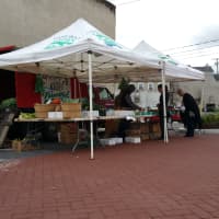 <p>Vendors are set up around Kennedy Park. </p>