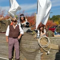 <p>Last year&#x27;s winners of best trunk, (fro left) Jack VanSant, Sue Hickey and Sharlot Hickey, who transformed their trunk into a pirate ship, with a silly string canon included.</p>