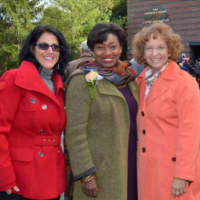<p>Chairperson of the John A. Coleman School Board of Trustees Adrienne Arkontaky, Senator Andrea Stewart-Cousins and President and CEO of the 
John A. Coleman School and Childrens Rehabilitation Center Pat Tursi.</p>