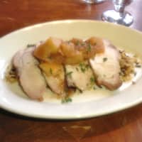 <p>Cedar Street Grill&#x27;s pork chop dish</p>