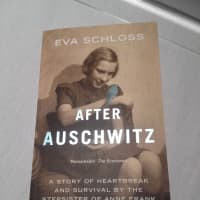 <p>One of Eva Schloss&#x27; books</p>