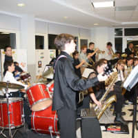 <p>The Eastchester Middle School band played for parents, town and school officials on Tuesday.</p>