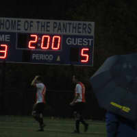 <p>The scoreboard told the rest of the story. </p>