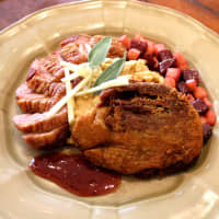 <p>Duck two ways at Mount Kisco&#x27;s Cafe of Love.</p>