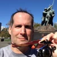 <p>Weston&#x27;s Rich Milliman ran the Marine Corps Marathon on Oct. 26. Milliman, 51, finished his fifth marathon.</p>