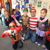 <p>Students and faculty dressed in various costumes such as Waldo, fairies and superheroes. </p>