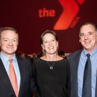 <p>Mark Doran, Terry Tolley, Gala co-chairs  and Gregg Howells, Rye Y executive director. </p>