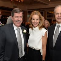 <p>Hospital Chief Executive Officer Jon B. Schandler, of Chappaqua; and Karen and Mark Hauser, of Scarsdale. </p>