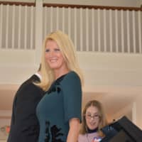 <p>Sandra Lee, a homemaking celebrity and Gov. Andrew Cuomo&#x27;s partner, showed up to vote at her polling place in New Castle.</p>