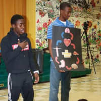 <p>High school students taught the young children about nutrition and a healthy lifestyle. </p>