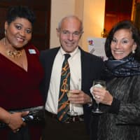 <p>Kerron Norman, ANDRUS vice president of community-based programs,  and 
Hartford, Conn., residents and philanthropists Bradley and Barbara Baran. </p>