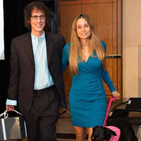 <p>Rick Joseph, DVM and Nuda Sarcone of Katonah were two of the more than 300 guests at the SPCA&#x27;s Oct. 17 fundraiser.</p>