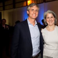 <p>Gala Honorees: Gino Martocci, community honoree, executive vice president of M&amp;T Bank and Dr. Elisa E. Burns, physician honoree, director of Quality &amp; Outcomes, Institute for Robotic &amp; Minimally Invasive Surgery, NWH.</p>