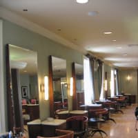<p>This is the interior of the Christopher Noland Salon on Greenwich Avenue.</p>