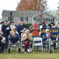 <p>Jewish War Veterans was among the groups present at the Somers Veterans Day ceremony.</p>