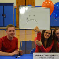 <p>A sad face is presented on behalf of &quot;The Red Hot Chilli Spellers.&quot;</p>
