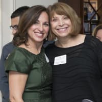 <p>Shirley Acevedo Buontempo with Dorothy Escribano, provost of The College of New Rochelle and Latino U board member.</p>