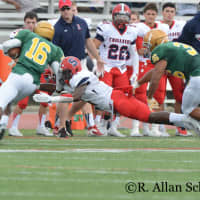 <p>Archbishop Stepinac football player Gavin Heslop received a college scholarship offer Friday, Nov. 14, from the University of Rhode Island. Heslop is a resident of Yonkers.</p>