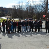 <p>Dozens turned out for the groundbreaking of the new Croton Falls firehouse.</p>