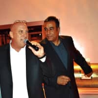 <p>From left: Alvin Deleon and Ken Hicks from Acura of Westchester, and Jimmy Rodriguez owner of Don Coqui in New Rochelle.</p>