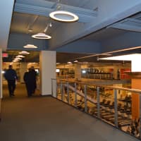 <p>The view from the balcony at the new fitness center at Chelsea Piers Connecticut.</p>