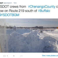 <p>Pictures of the Buffalo snow posted on the NYSDOT&#x27;s Twitter account</p>