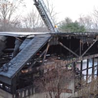 <p>A fire gutted part of a carport in Heritage Hills, causing a roof collapse.</p>