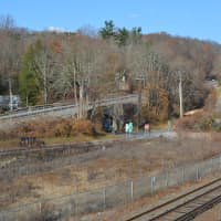 <p>The site of the proposed Chappaqua Station housing development, which has drawn opposition from people concerned about safety and a possible stigmatizing effect.</p>