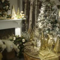 <p>Nielsen&#x27;s Florist and Garden Shop was decorated with silver, gold, red and green to celebrate the holidays.</p>