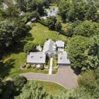 <p>The house at 10 Searles Road in Darien is open for viewing on Sunday.</p>