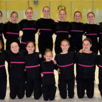 <p>The Southern Connecticut Synchronized Skating Shimmers. See story for IDs.</p>