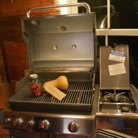 <p>A Weber grill was offered by Bedford Hardware as a raffle prize.</p>