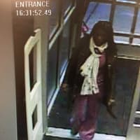 <p>The second suspect, seen entering the Walmart in Norwalk.</p>