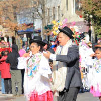 <p>Dancing in the streets at the Thanksgiving parade in New Rochelle.</p>