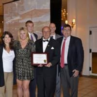 <p>Murphy Brothers of Mamaroneck team members recent awards with project leaders and officials . Left to right are Michael Murphy, Diane Murphy, Lois Arena, Laura Murphy, C.J. Murphy, Norton Wheeler, Nils Fredricksen and Chris Murphy.</p>