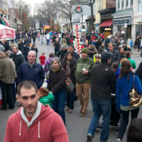 <p>Crowds came out in full force for Rye&#x27;s annual Mistletoe Magic Festival.</p>