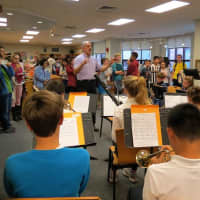 <p>Briarcliff Middle School musicians performed seasonal tunes at the Holiday Boutique.
</p>