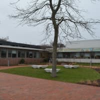 <p>Fox Lane High School&#x27;s revamped courtyard.</p>