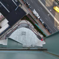 <p>A peak over the ledge of the rooftop at 1 Landmark Square may be enough to leave you dizzy.</p>