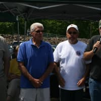 <p>Members of Hooks For Heroes Committee included (left to right) Tucker Costanzo ,Tony Loglici, Mike Aide and Pat Buzzeo.</p>