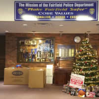 <p>Donation boxes have begun to fill up at Fairfield Police Headquarters for the yearly Toys for Tots drive.</p>